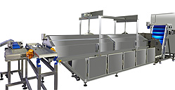 Pasteurising, Drying & Chilling - Combined Steam Pasteuriser with Dryer